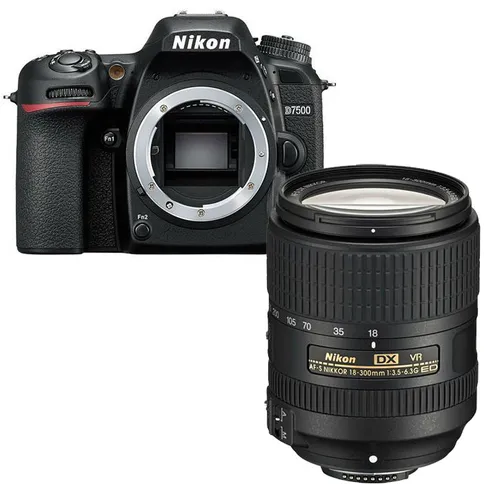 00182089555651 Nikon D7500 + AF-S DX NIKKOR 18-300 mm f/3.5-6.3 G ED VR – Image 1