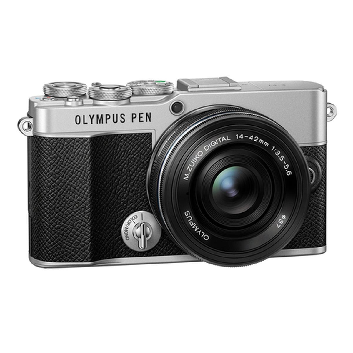 45453500535981 Olympus PEN E-P7 (Silver) + M.Zuiko ED 14-42 mm f/3,5-5,6 EZ Pancake – Image 1