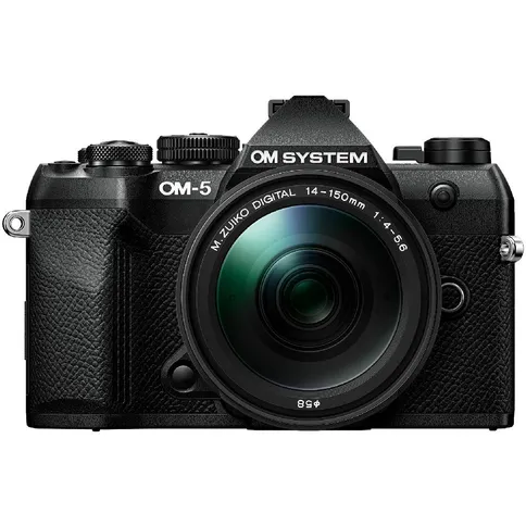 4545350056827 (1) OM System OM-5 Mark II (Black) + M.Zuiko Digital 14-150 mm f/4.0-5.6 ED II – Image 1