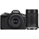 Canon EOS R50 Black + Canon RF-S 18-45mm f/4.5-6.3 IS STM + Canon RF-S 55-210mm F/5-7.1 IS STM