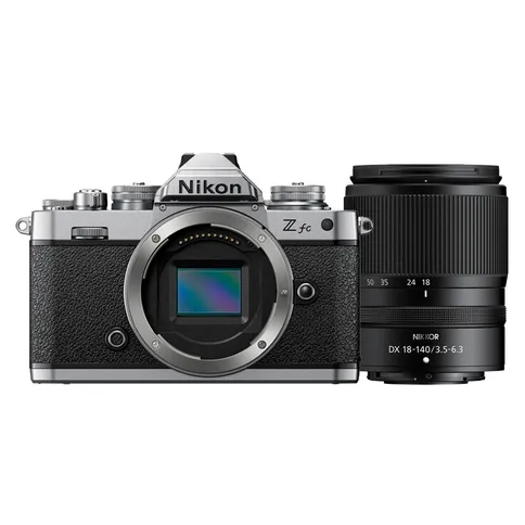 4960759908193 (1) Nikon Z fc Silver/Black + NIKKOR Z DX 18–140 mm f/3,5–6,3 VR – Image 1