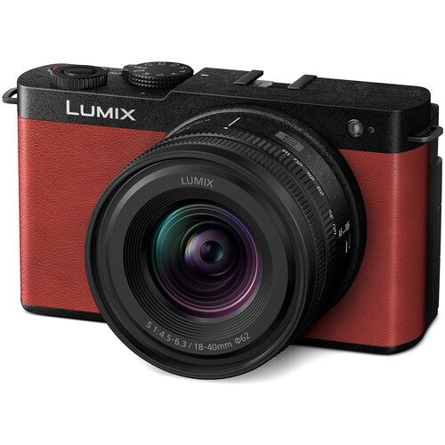 5025232968954 (2) Panasonic Lumix DC-S9 (Red) + Lumix S 18-40mm f/4.5-6.3 – Image 1