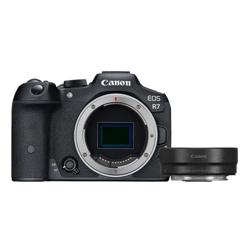 87145746716111 Canon EOS R7 Body + EF-RF Adapter – Image 1